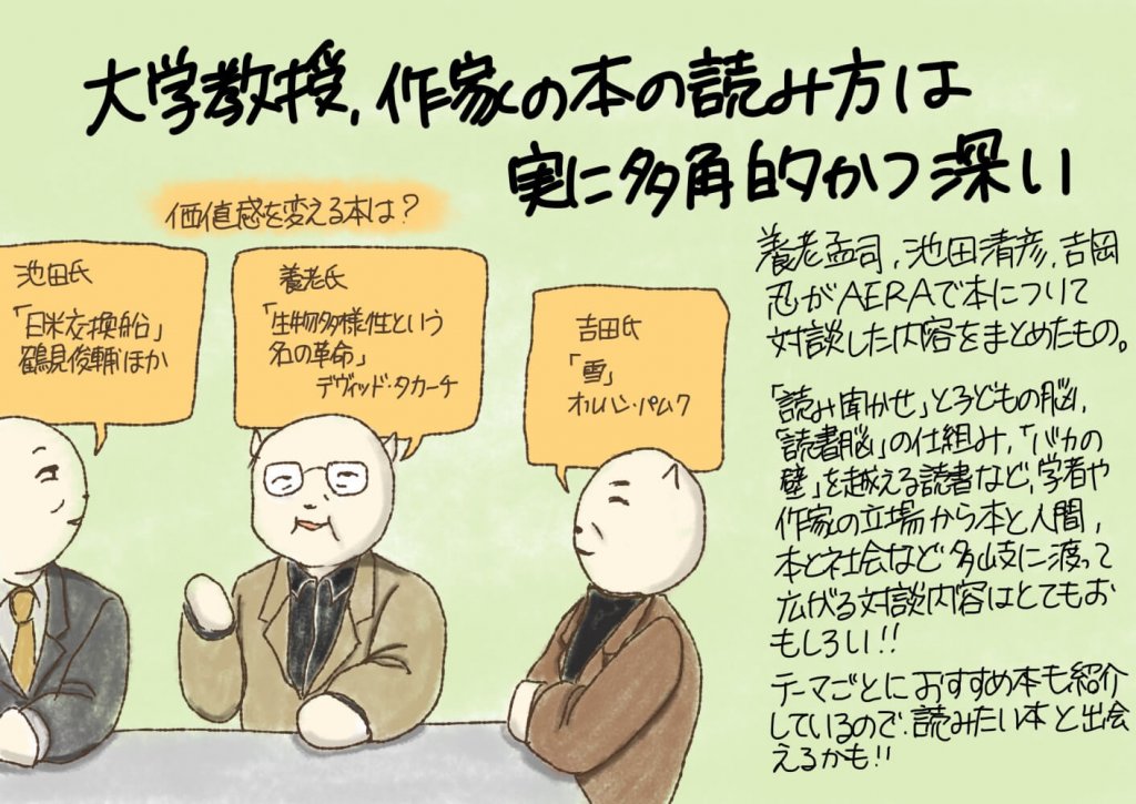 大学教授 作家の本の読み方は実に多角的かつ深い